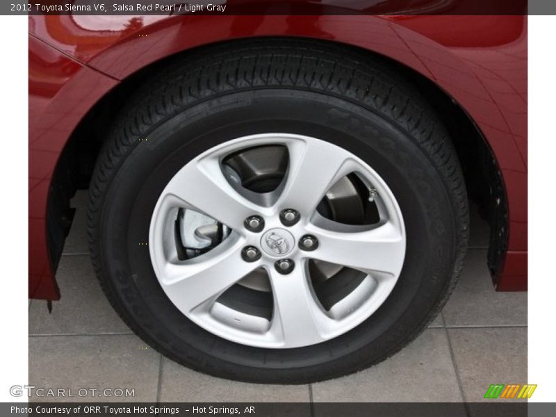  2012 Sienna V6 Wheel