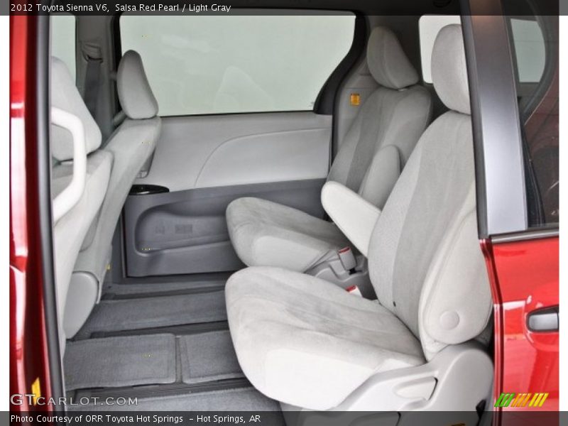Rear Seat of 2012 Sienna V6