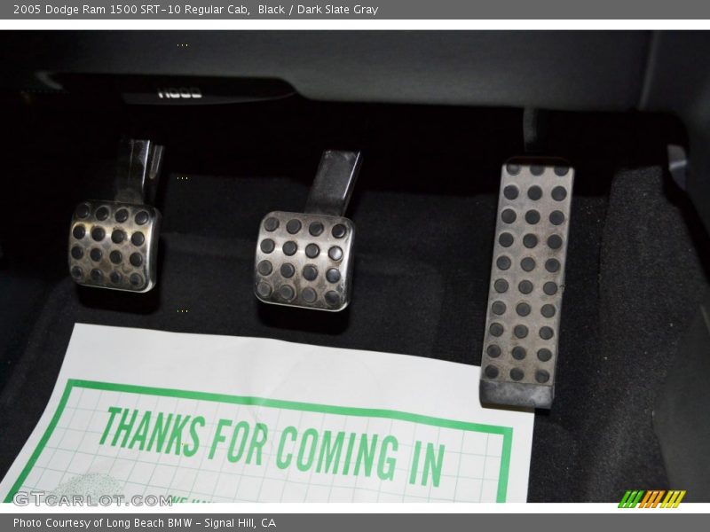 Black / Dark Slate Gray 2005 Dodge Ram 1500 SRT-10 Regular Cab