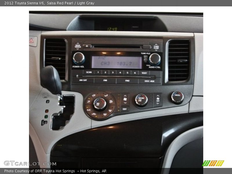 Salsa Red Pearl / Light Gray 2012 Toyota Sienna V6