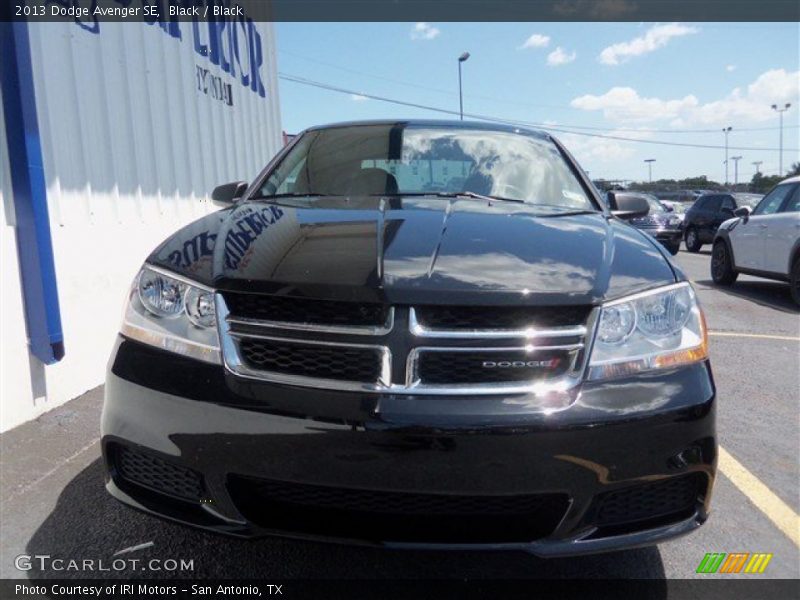 Black / Black 2013 Dodge Avenger SE