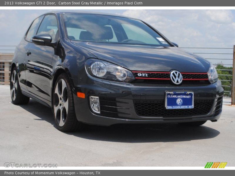 Carbon Steel Gray Metallic / Interlagos Plaid Cloth 2013 Volkswagen GTI 2 Door