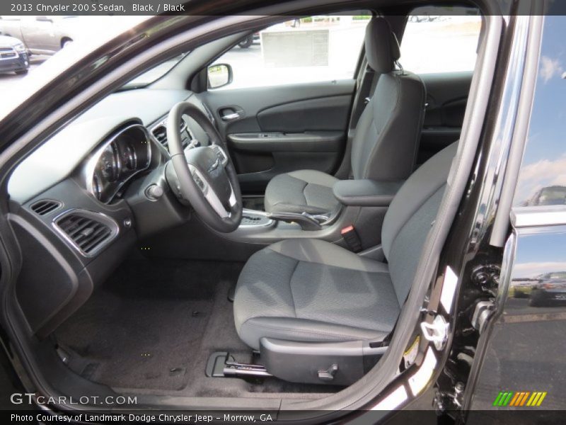 Black / Black 2013 Chrysler 200 S Sedan
