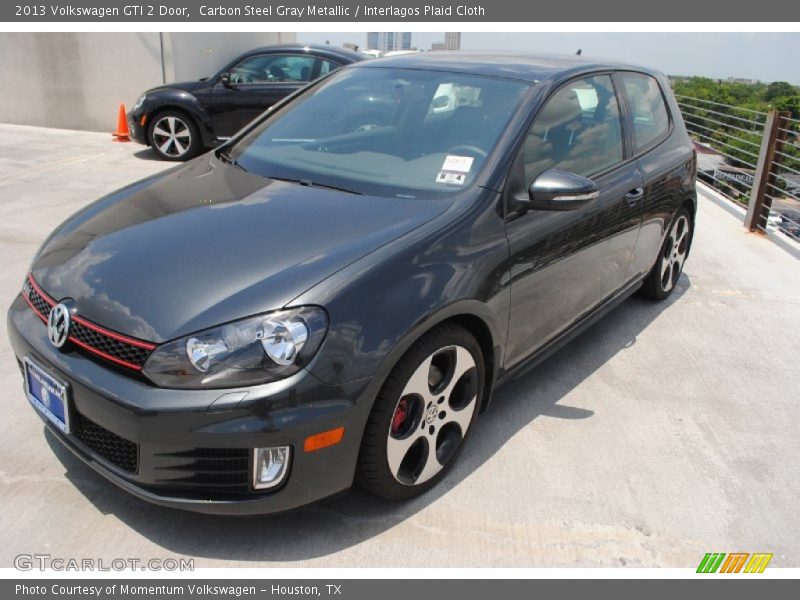 Carbon Steel Gray Metallic / Interlagos Plaid Cloth 2013 Volkswagen GTI 2 Door