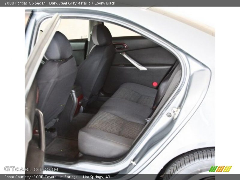 Dark Steel Gray Metallic / Ebony Black 2008 Pontiac G6 Sedan