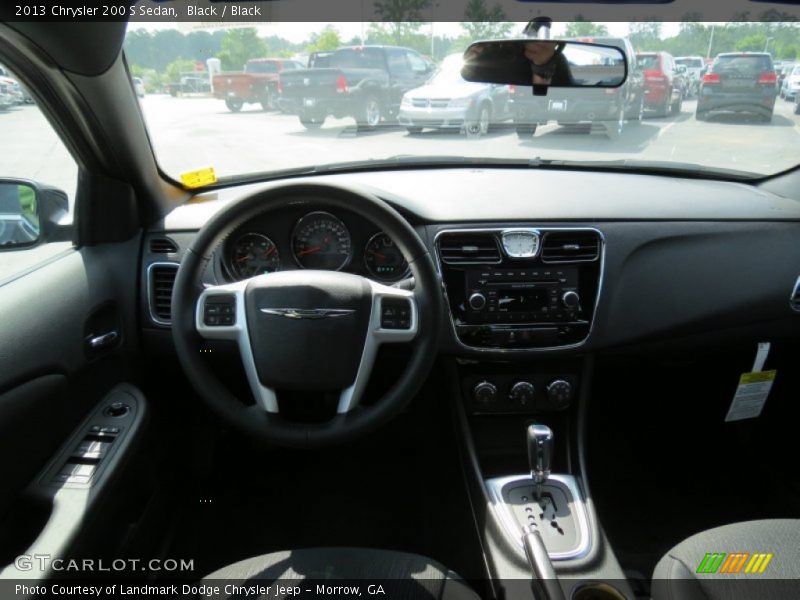 Black / Black 2013 Chrysler 200 S Sedan