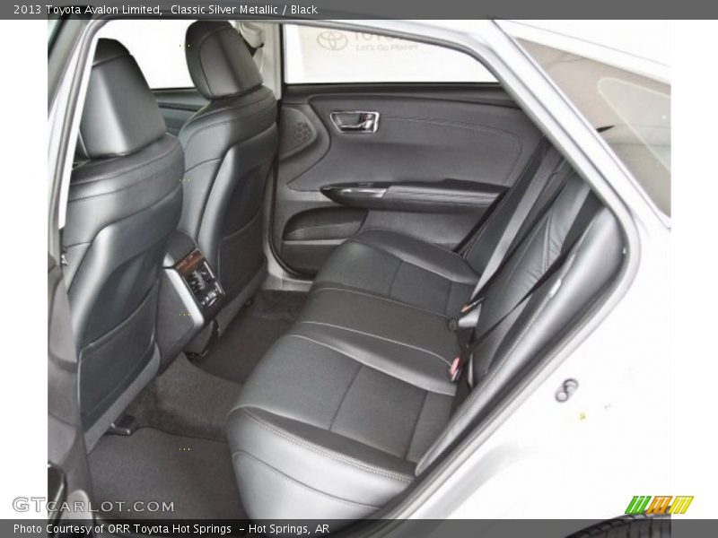 Rear Seat of 2013 Avalon Limited