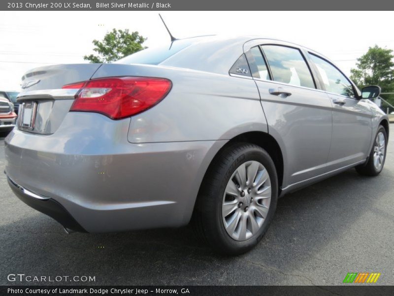Billet Silver Metallic / Black 2013 Chrysler 200 LX Sedan