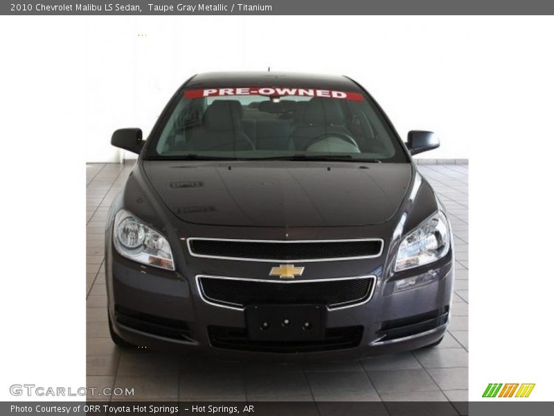 Taupe Gray Metallic / Titanium 2010 Chevrolet Malibu LS Sedan