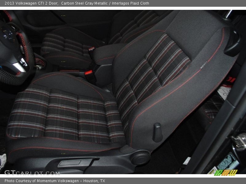 Carbon Steel Gray Metallic / Interlagos Plaid Cloth 2013 Volkswagen GTI 2 Door