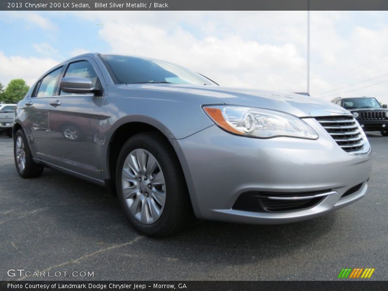 Billet Silver Metallic / Black 2013 Chrysler 200 LX Sedan
