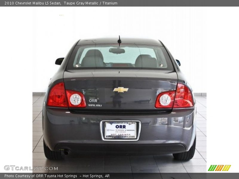 Taupe Gray Metallic / Titanium 2010 Chevrolet Malibu LS Sedan