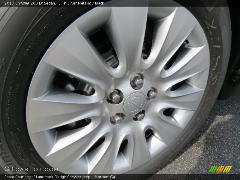Billet Silver Metallic / Black 2013 Chrysler 200 LX Sedan