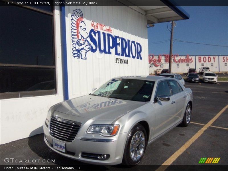 Bright Silver Metallic / Black 2012 Chrysler 300 Limited