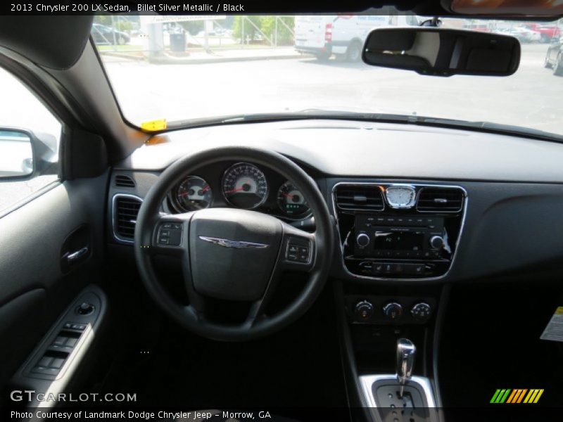 Billet Silver Metallic / Black 2013 Chrysler 200 LX Sedan