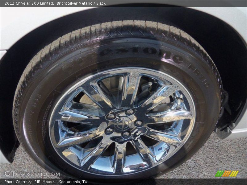 Bright Silver Metallic / Black 2012 Chrysler 300 Limited