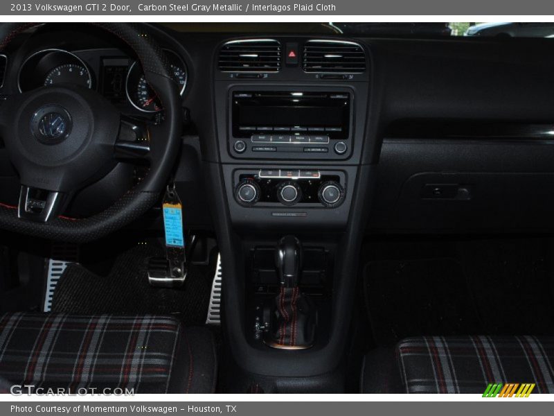 Carbon Steel Gray Metallic / Interlagos Plaid Cloth 2013 Volkswagen GTI 2 Door
