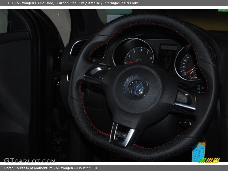Carbon Steel Gray Metallic / Interlagos Plaid Cloth 2013 Volkswagen GTI 2 Door