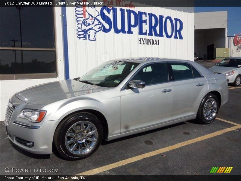 Bright Silver Metallic / Black 2012 Chrysler 300 Limited