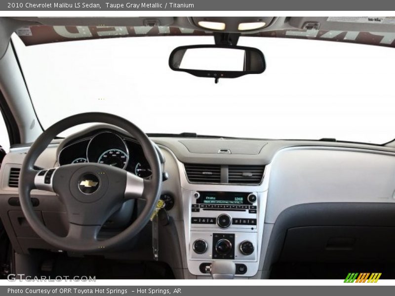 Taupe Gray Metallic / Titanium 2010 Chevrolet Malibu LS Sedan