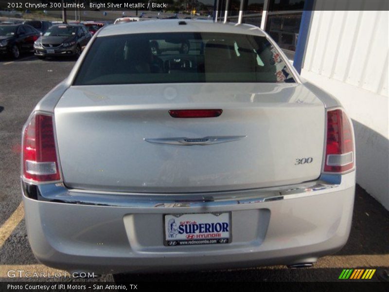 Bright Silver Metallic / Black 2012 Chrysler 300 Limited