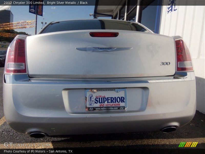 Bright Silver Metallic / Black 2012 Chrysler 300 Limited