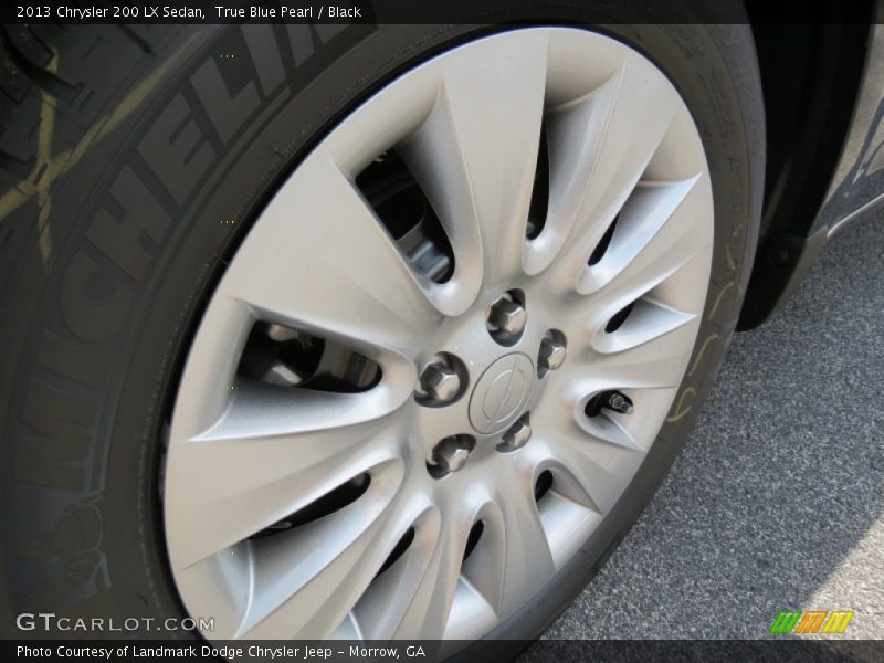 True Blue Pearl / Black 2013 Chrysler 200 LX Sedan
