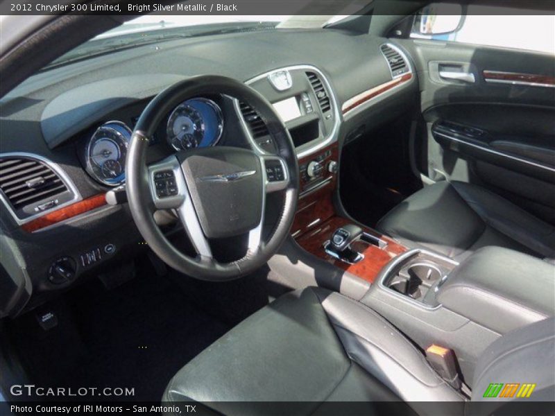 Bright Silver Metallic / Black 2012 Chrysler 300 Limited
