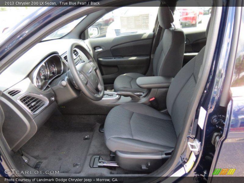 True Blue Pearl / Black 2013 Chrysler 200 LX Sedan