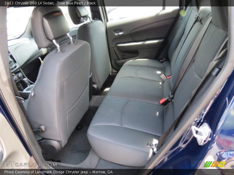True Blue Pearl / Black 2013 Chrysler 200 LX Sedan