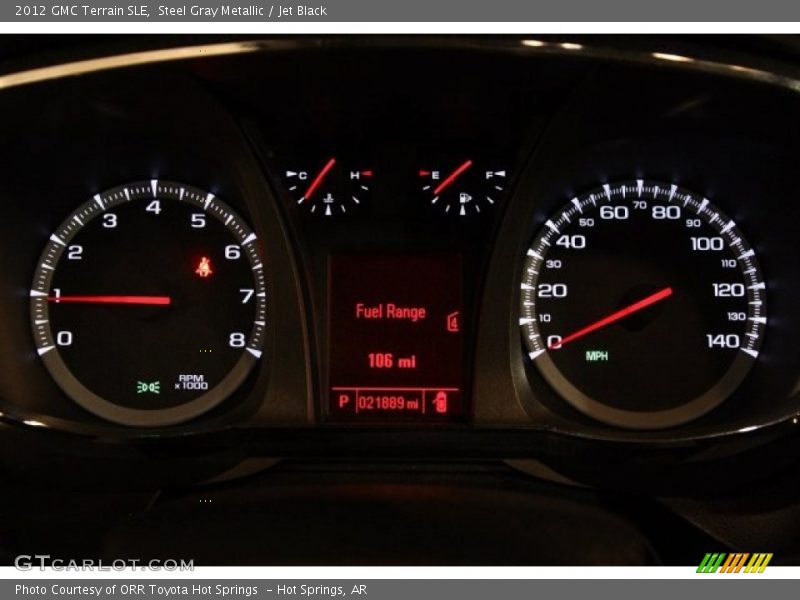 Steel Gray Metallic / Jet Black 2012 GMC Terrain SLE