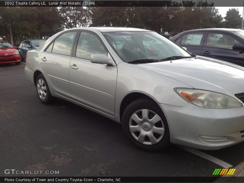 Lunar Mist Metallic / Stone 2002 Toyota Camry LE