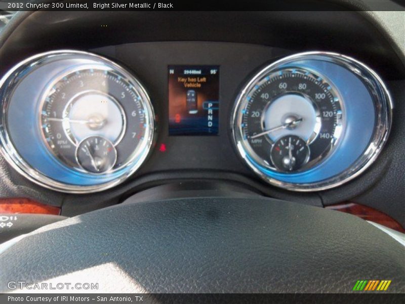Bright Silver Metallic / Black 2012 Chrysler 300 Limited