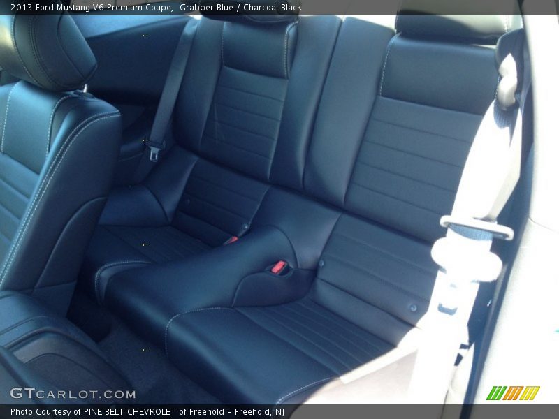Grabber Blue / Charcoal Black 2013 Ford Mustang V6 Premium Coupe