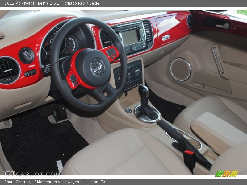 Tornado Red / Beige 2013 Volkswagen Beetle 2.5L