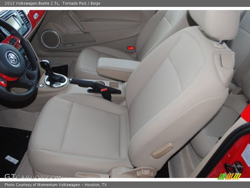 Tornado Red / Beige 2013 Volkswagen Beetle 2.5L
