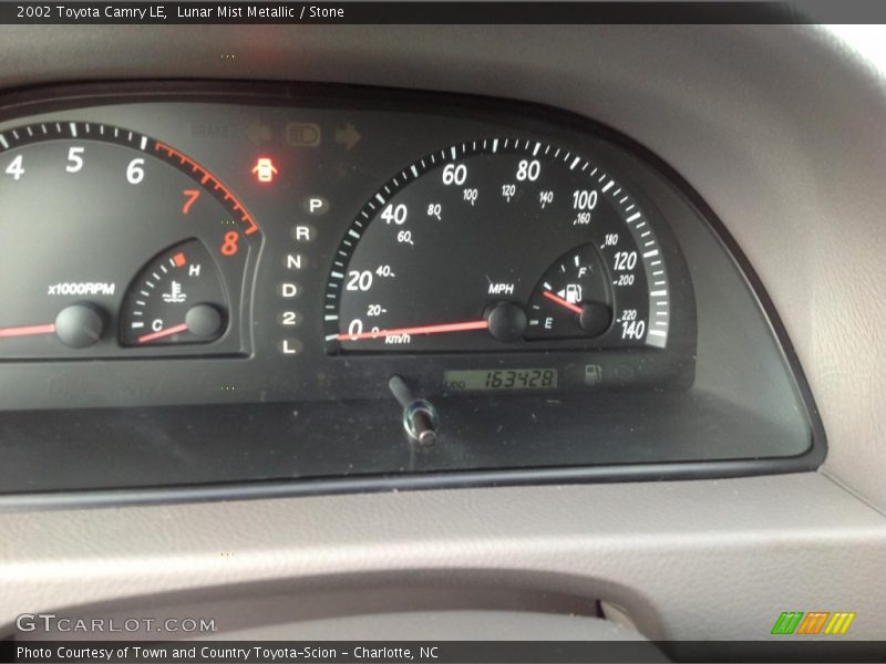 Lunar Mist Metallic / Stone 2002 Toyota Camry LE