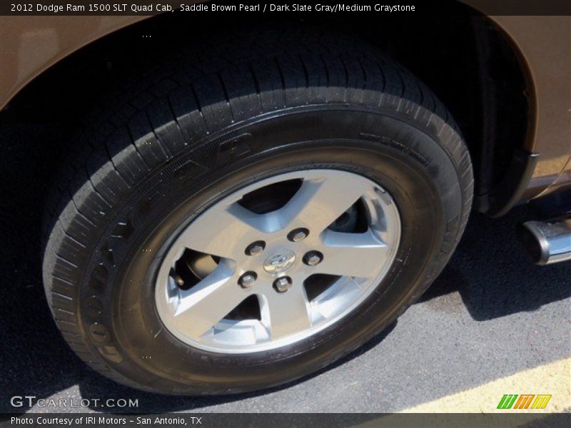 Saddle Brown Pearl / Dark Slate Gray/Medium Graystone 2012 Dodge Ram 1500 SLT Quad Cab