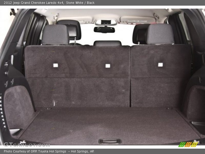 Stone White / Black 2012 Jeep Grand Cherokee Laredo 4x4
