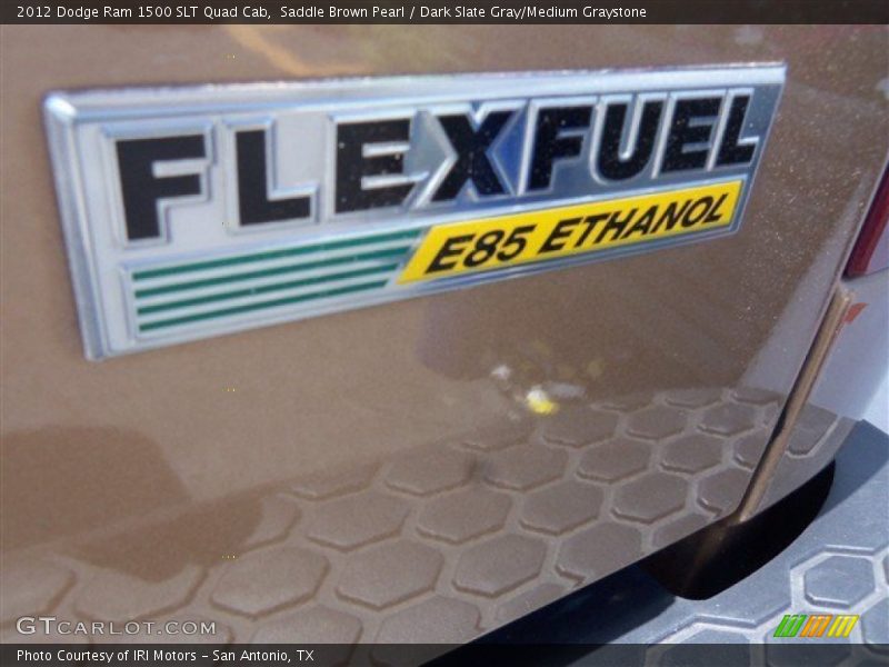 Saddle Brown Pearl / Dark Slate Gray/Medium Graystone 2012 Dodge Ram 1500 SLT Quad Cab