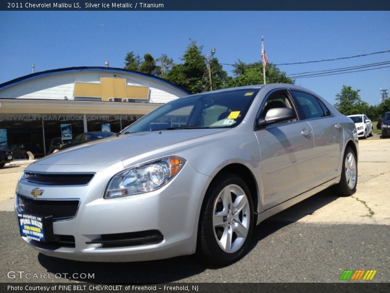 Silver Ice Metallic / Titanium 2011 Chevrolet Malibu LS