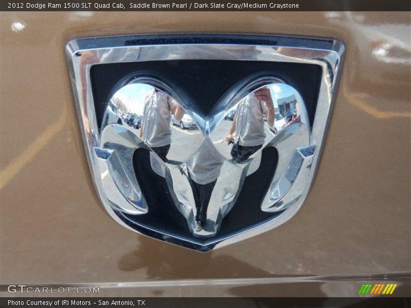 Saddle Brown Pearl / Dark Slate Gray/Medium Graystone 2012 Dodge Ram 1500 SLT Quad Cab