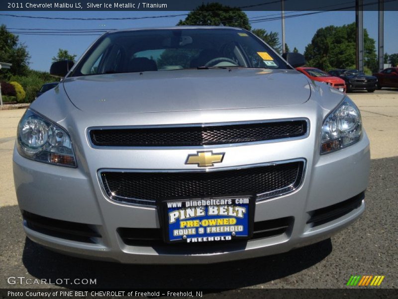 Silver Ice Metallic / Titanium 2011 Chevrolet Malibu LS