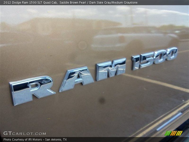 Saddle Brown Pearl / Dark Slate Gray/Medium Graystone 2012 Dodge Ram 1500 SLT Quad Cab