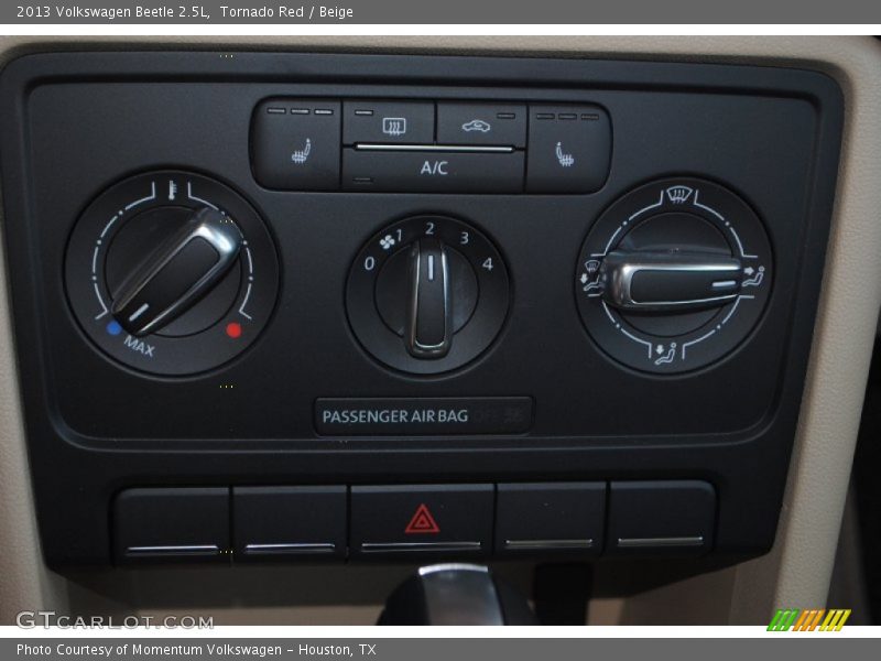 Tornado Red / Beige 2013 Volkswagen Beetle 2.5L