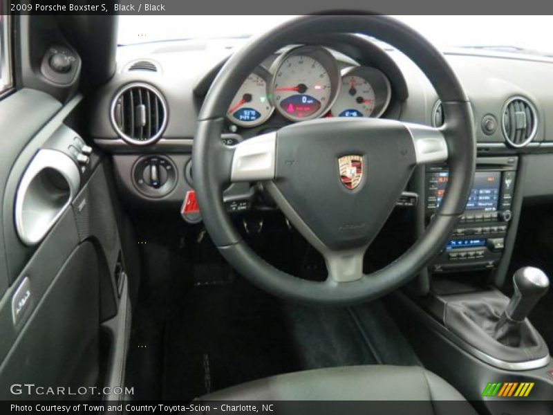 Black / Black 2009 Porsche Boxster S