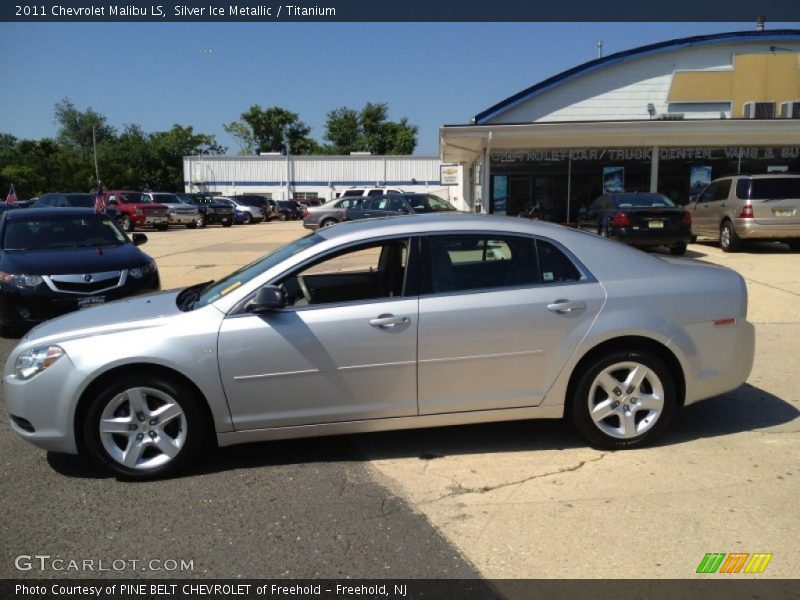 Silver Ice Metallic / Titanium 2011 Chevrolet Malibu LS