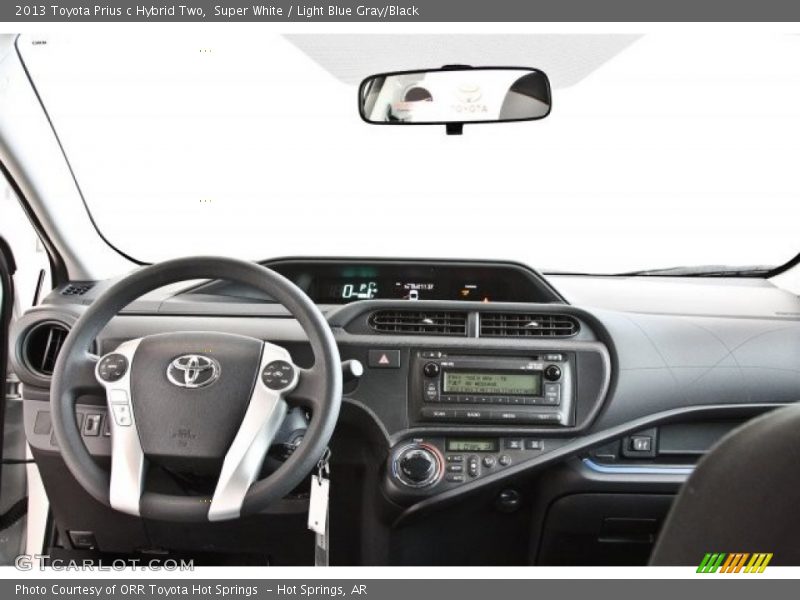 Dashboard of 2013 Prius c Hybrid Two