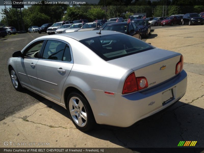 Silver Ice Metallic / Titanium 2011 Chevrolet Malibu LS