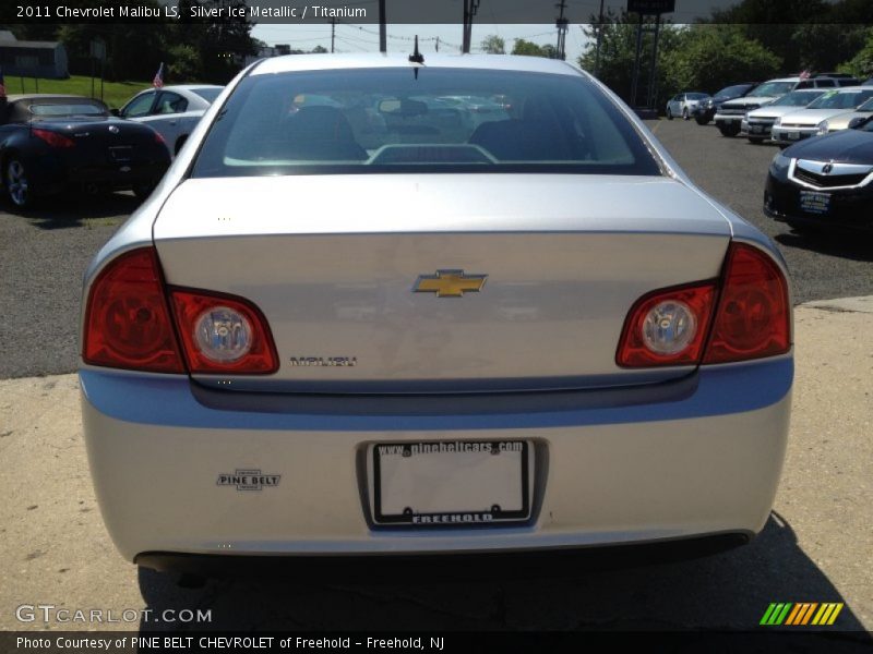 Silver Ice Metallic / Titanium 2011 Chevrolet Malibu LS